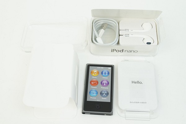 2016/02 Apple iPod nano A1446 / ME971J 7世代 16GB グレー 4500円買取