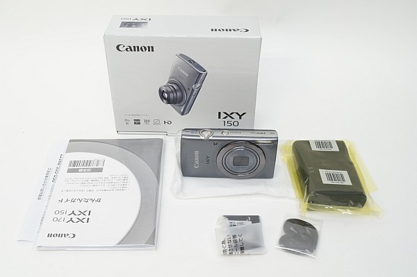 2016/03 Canon キャノン IXY150 2000万画素 シルバー 2800円買取